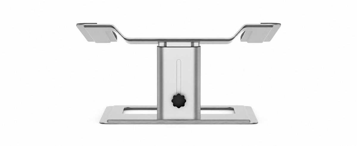 Silver Height-Adjustable Laptop Stand for 10–17.3-Inch Notebooks - view 2