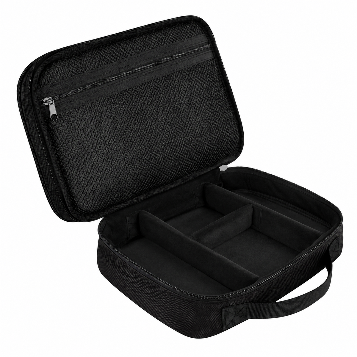 Antique Black Padded Electronics Organizer Case - view 2