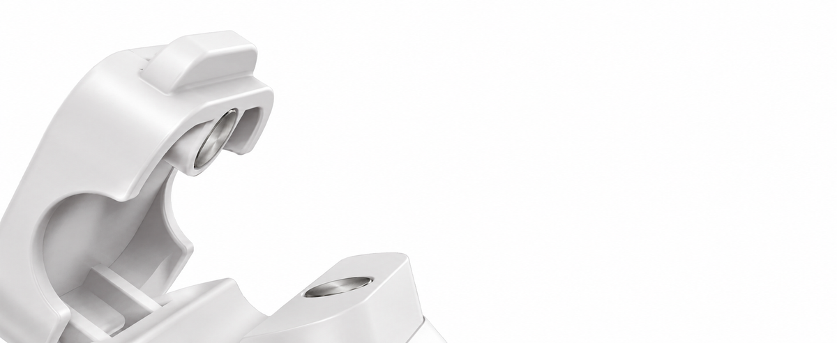 White Magnetic Adhesive Cable Clips, 9 Pack - view 2