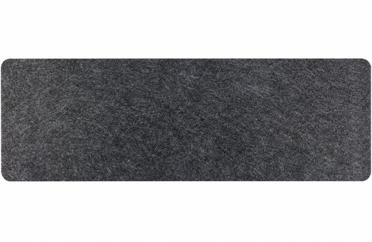 Dark Gray Felt Desk Mat