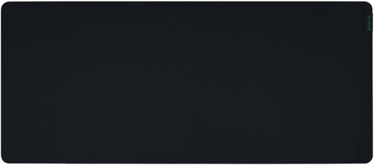 Black XXL Cloth Mouse Mat with Green Rubber-Foam Base